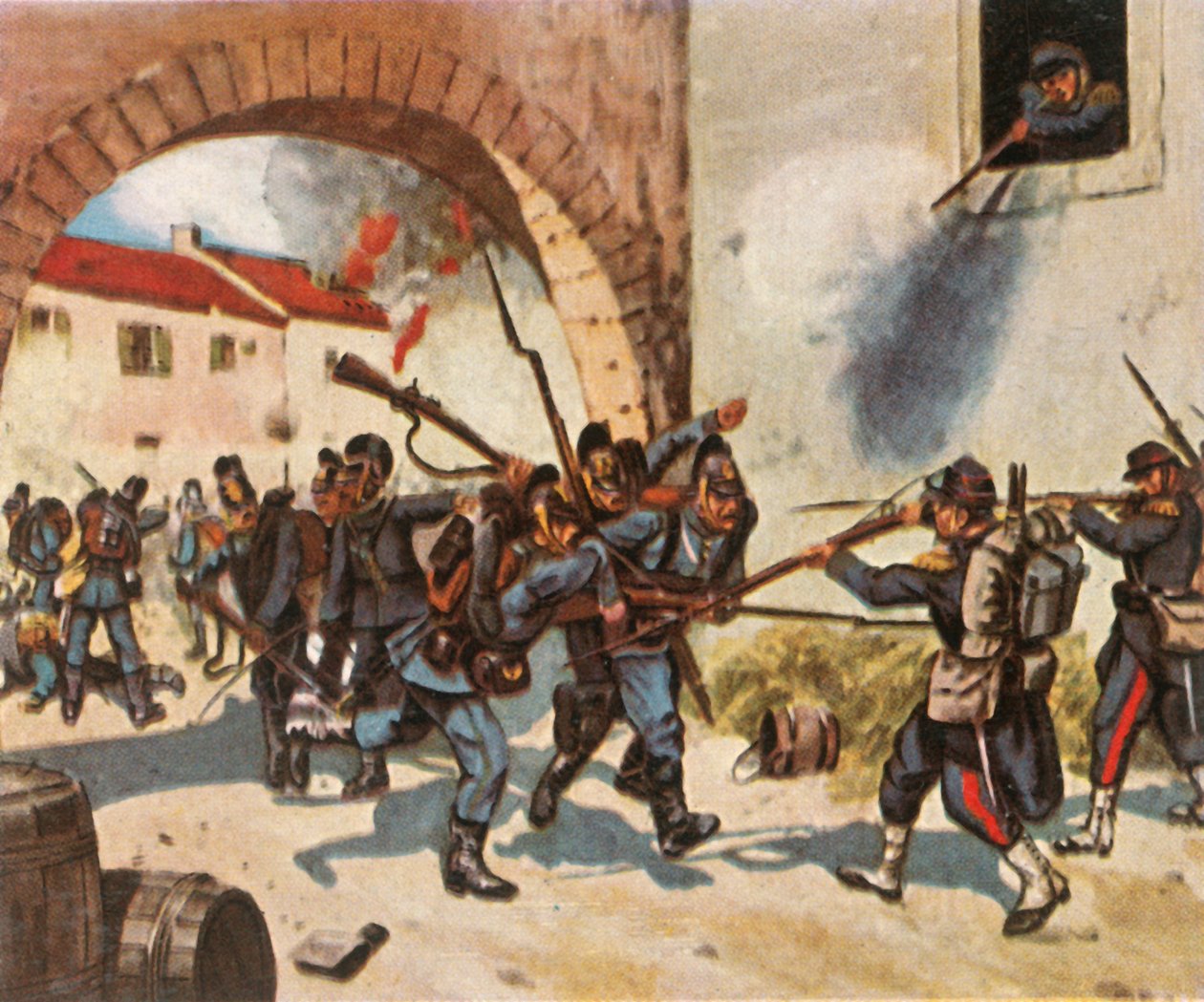 De Slag bij Sedan, 1 september 1870, 1936 door Unbekannt