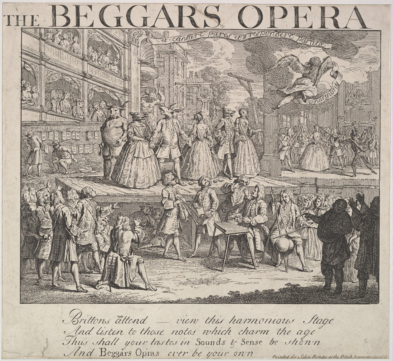 The Beggars Opera, 1728 door Unbekannt