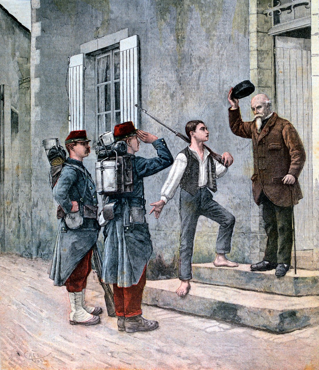 Het Biljet, naar een schilderij van Cres, 1892 door Unbekannt