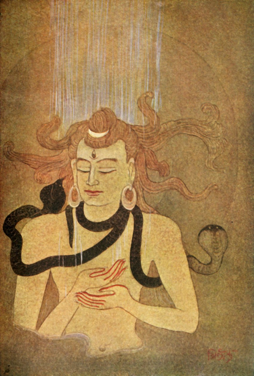 De Geboorte van Ganga, 1920 door Unbekannt