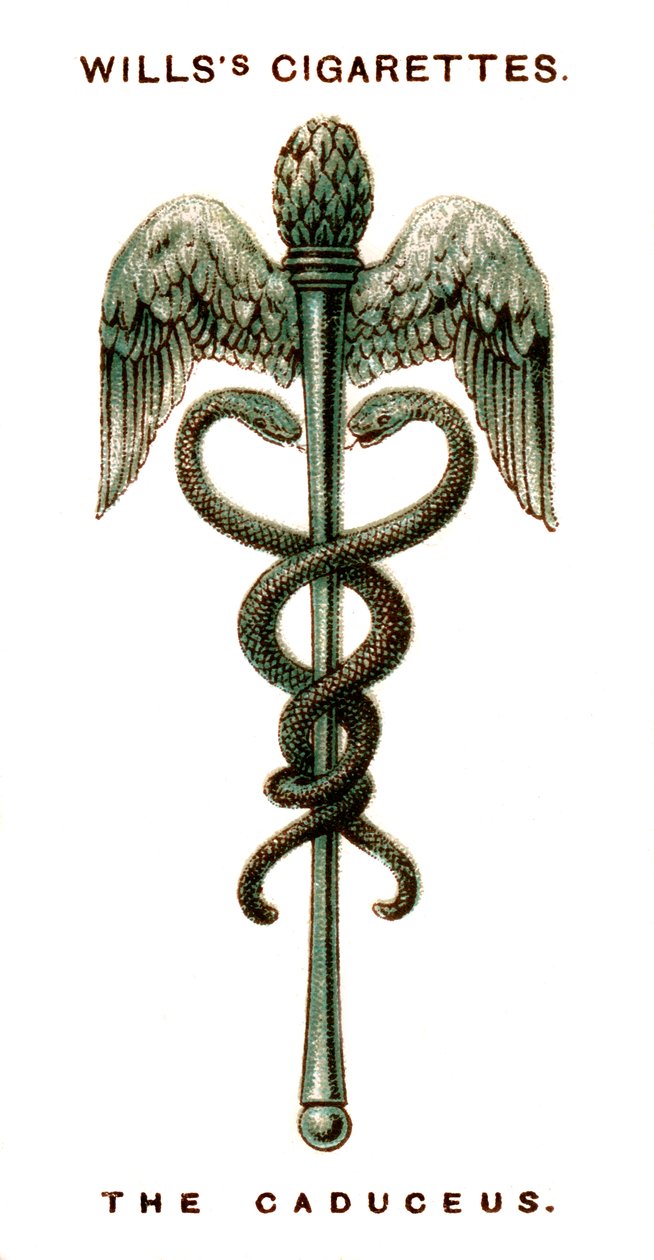 De Caduceus door Unbekannt