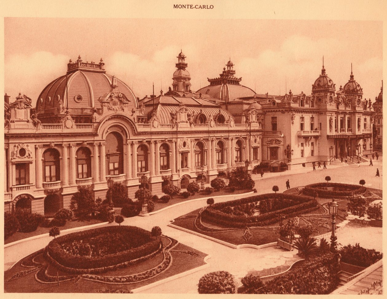 Het Casino, Monte Carlo, 1930 door Unbekannt