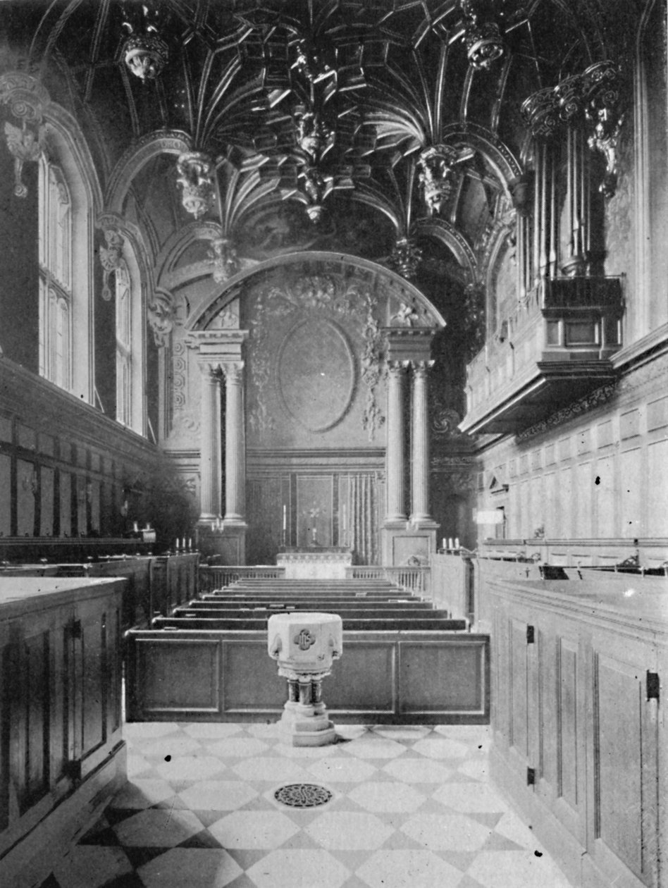 De kapel, Hampton Court Palace, 1903 door Unbekannt