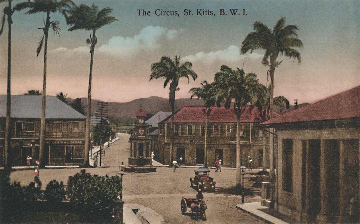 Het Circus, St. Kitts, B.W.I., begin 20e eeuw door Unbekannt
