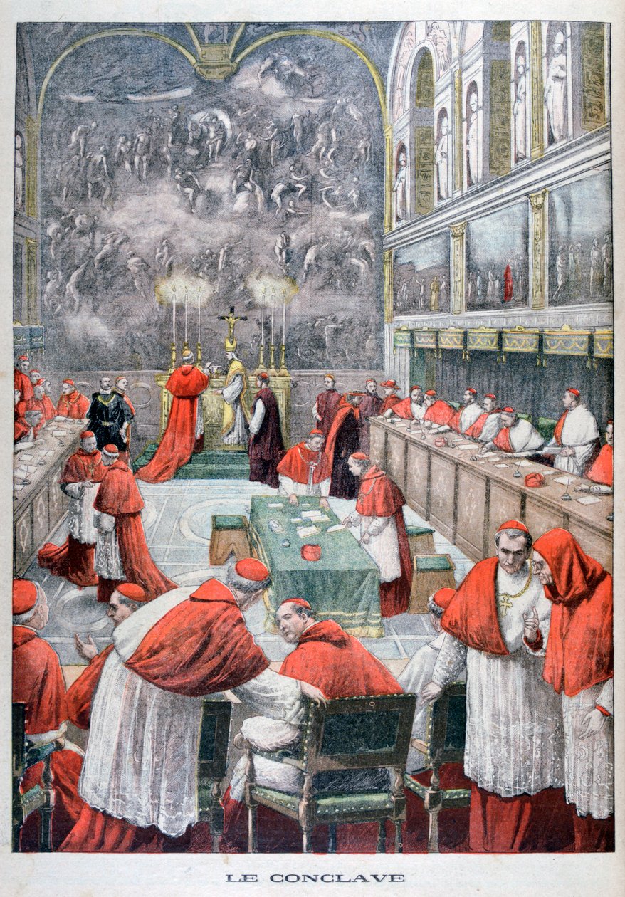 Het conclaaf, 1903 door Unbekannt