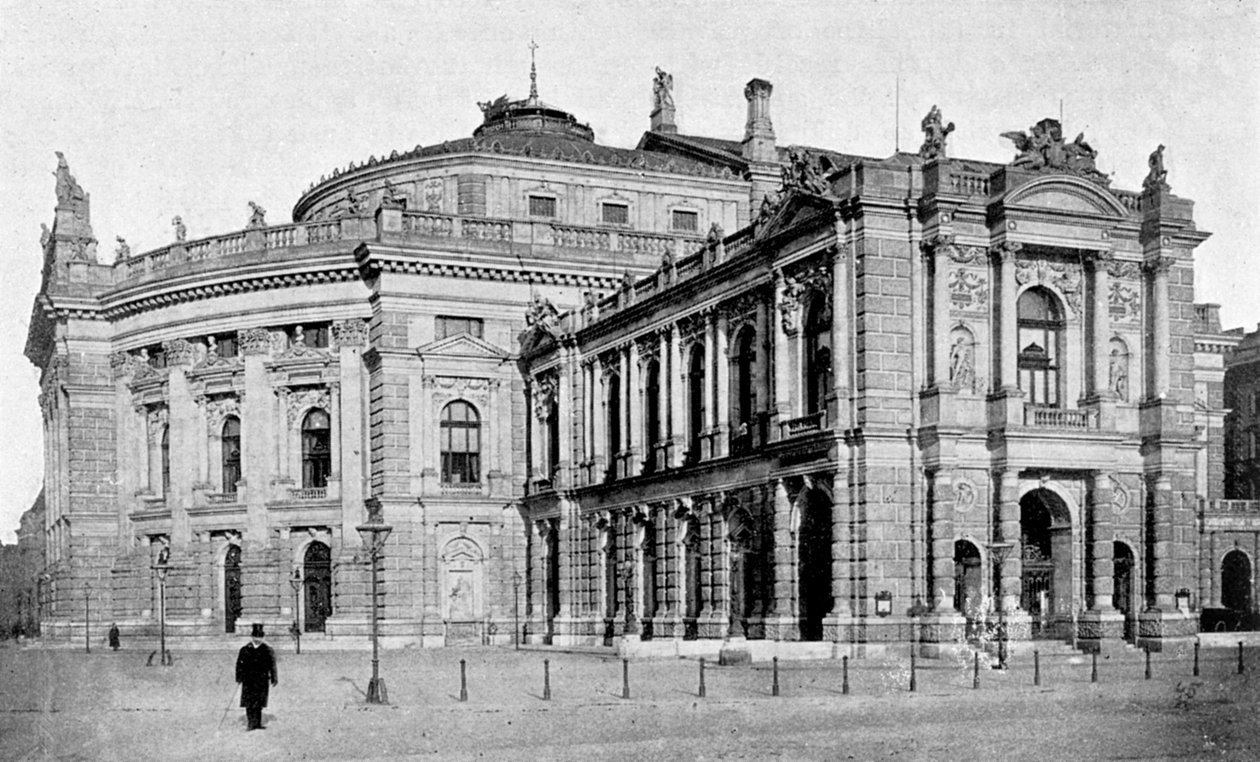 Het Hof Theater, Wenen, Oostenrijk door Unbekannt