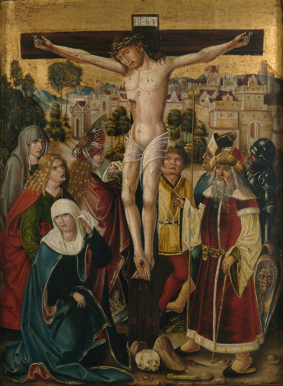 De Kruisiging, 1494 door Unbekannt