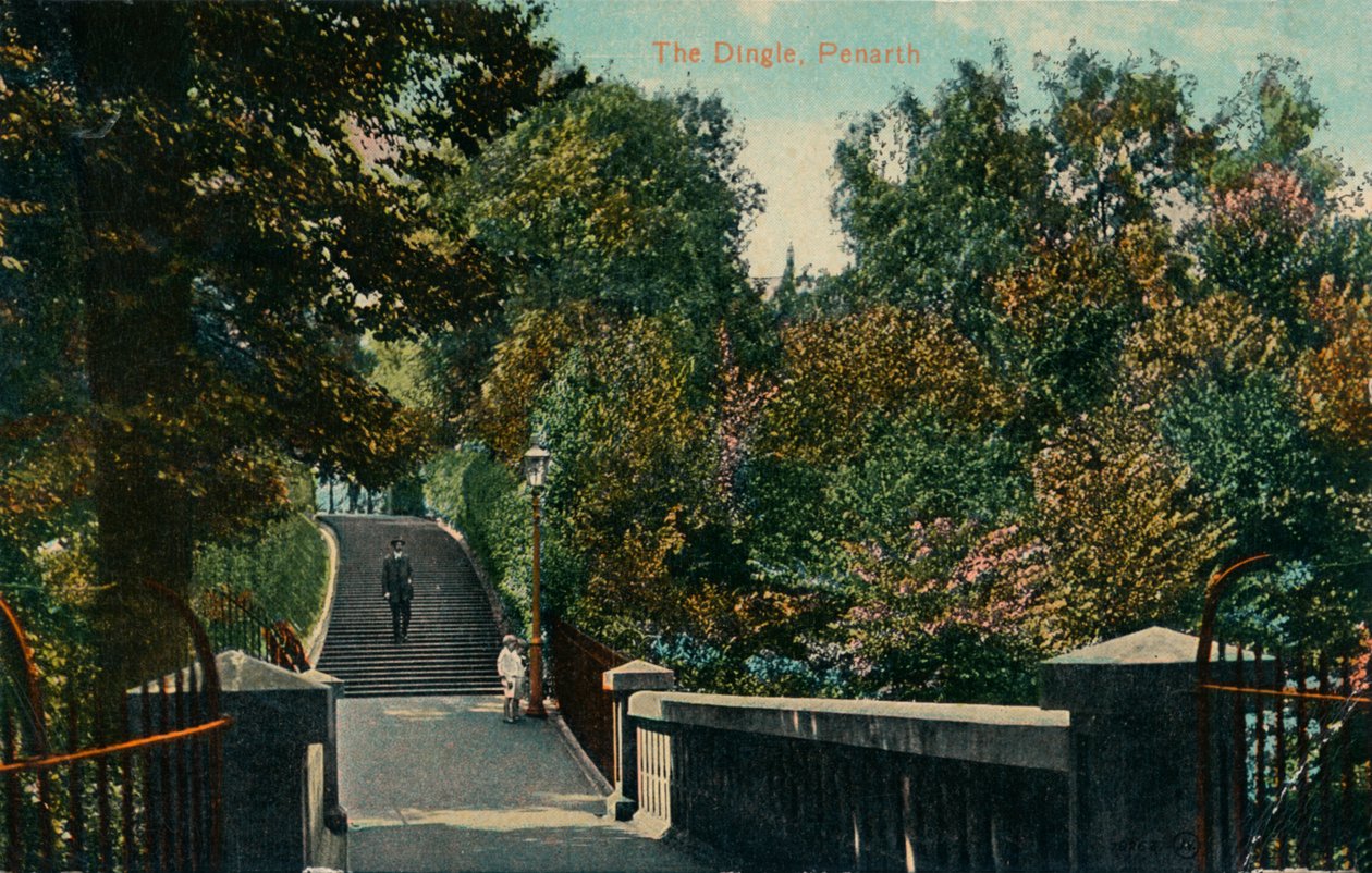 The Dingle, Penarth, Glamorgan, ca. 1905 door Unbekannt