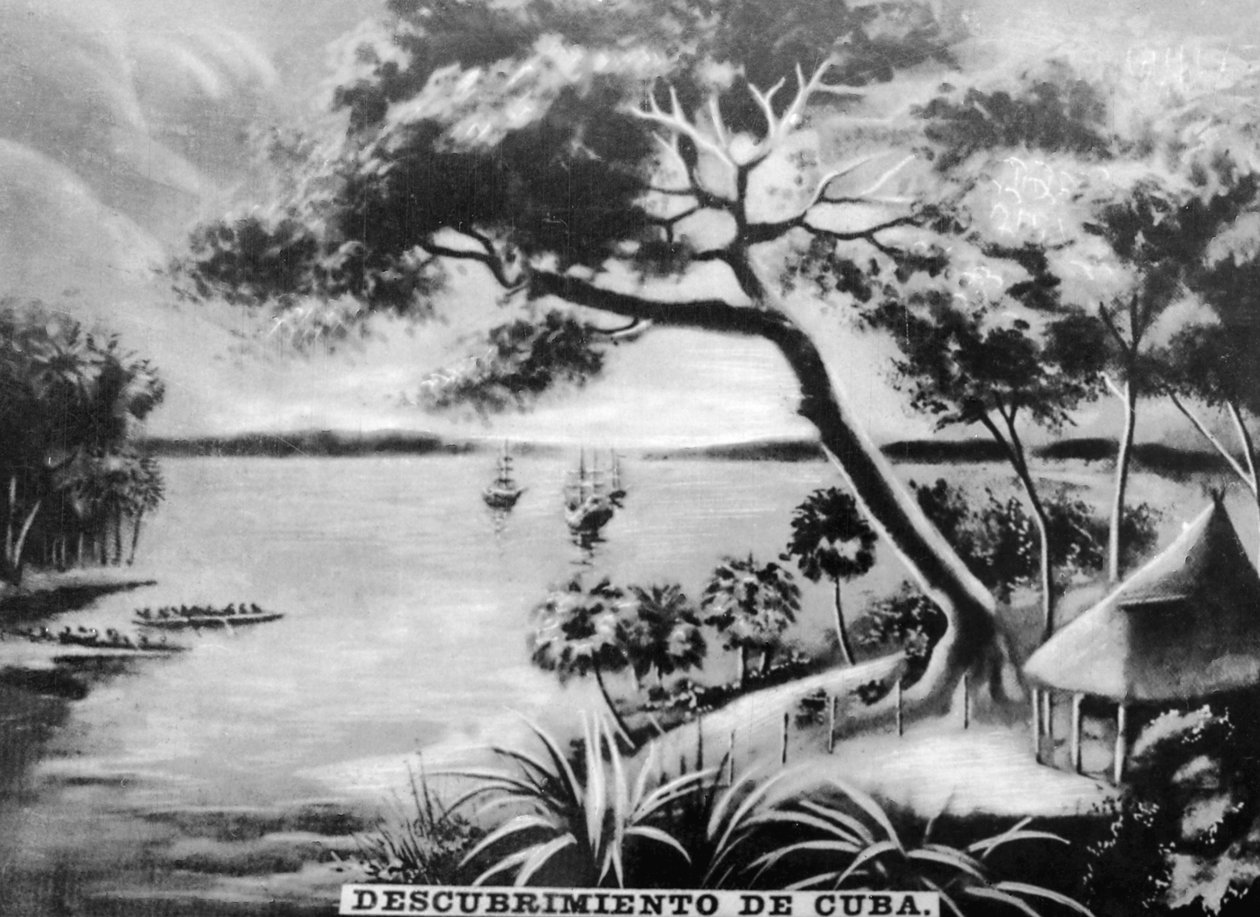 De ontdekking van Cuba, 15e eeuw, jaren 1920 door Unbekannt