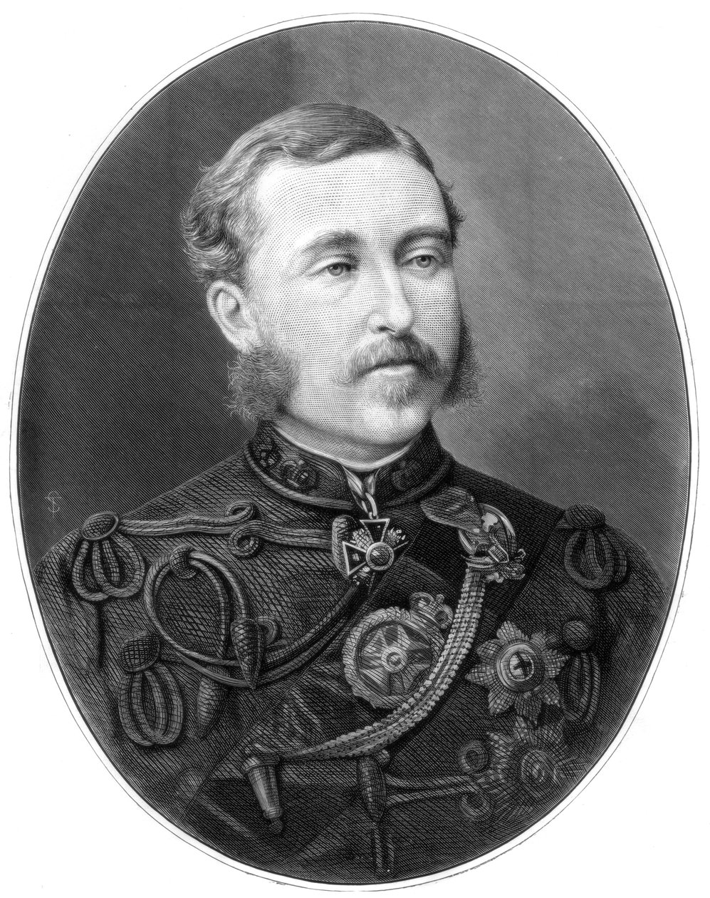 De Hertog van Connaught, Britse soldaat, 1875 door Unbekannt