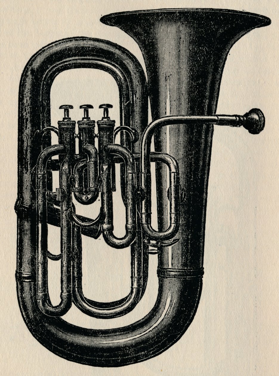 De euphonium, 1910 door Unbekannt