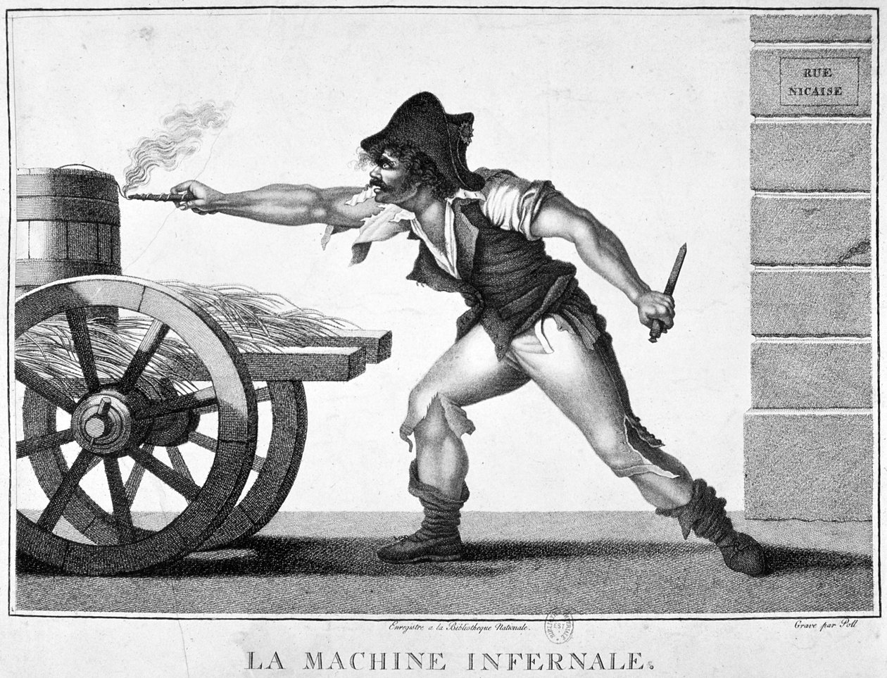 Het explosieve apparaat, 24 december, 1800 door Unbekannt