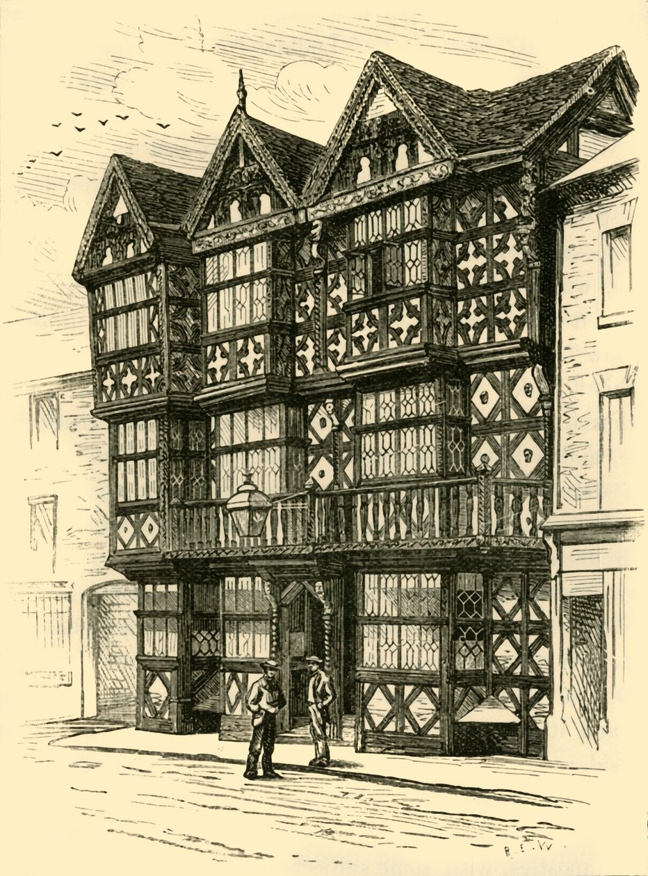 The Feathers Hotel, 1898 door Unbekannt