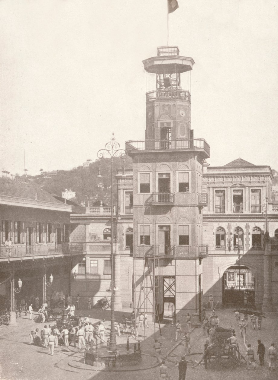 De brandweerhoofdkantoren, 1914 door Unbekannt