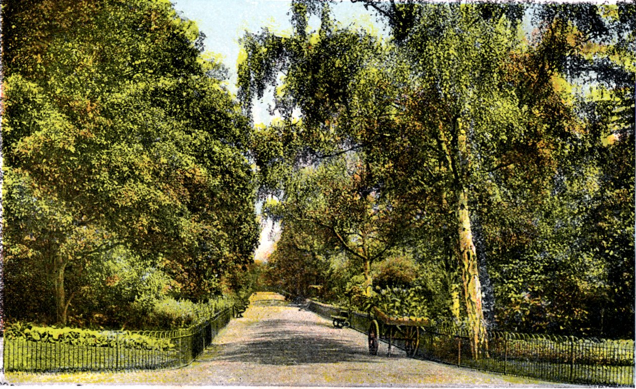 De Bloemenwandeling, Kensington Gardens, Londen door Unbekannt