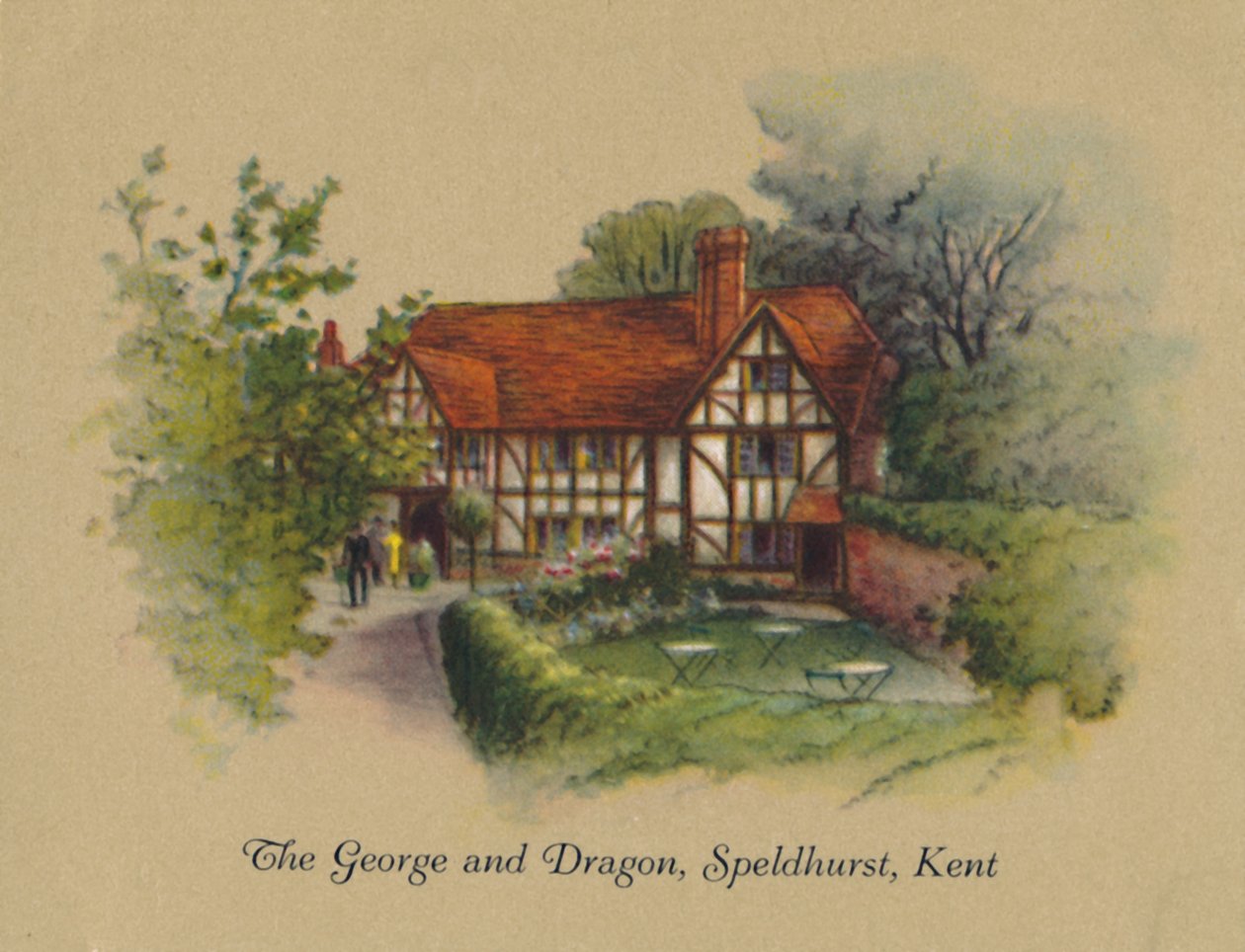 The George and Dragon, Speldhurst, Kent, 1939 door Unbekannt