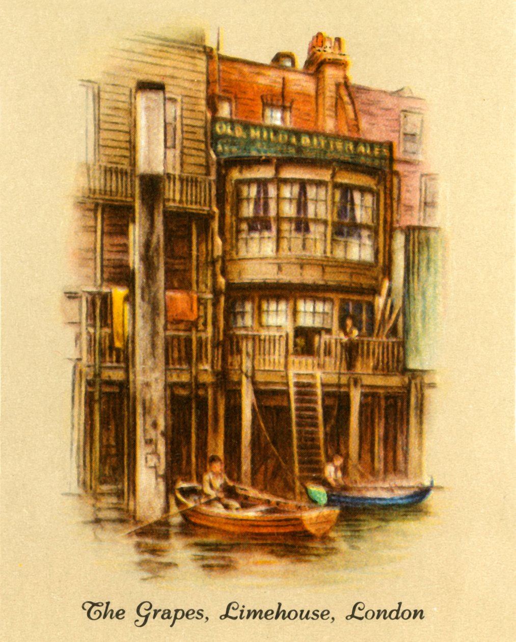 The Grapes, Limehouse, Londen door Unbekannt