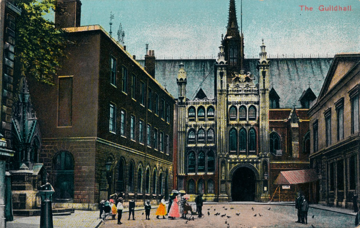 Het Guildhall, c1910 door Unbekannt