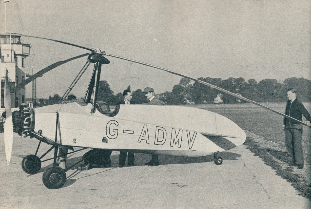 De Hafner Gyroplane door Unbekannt