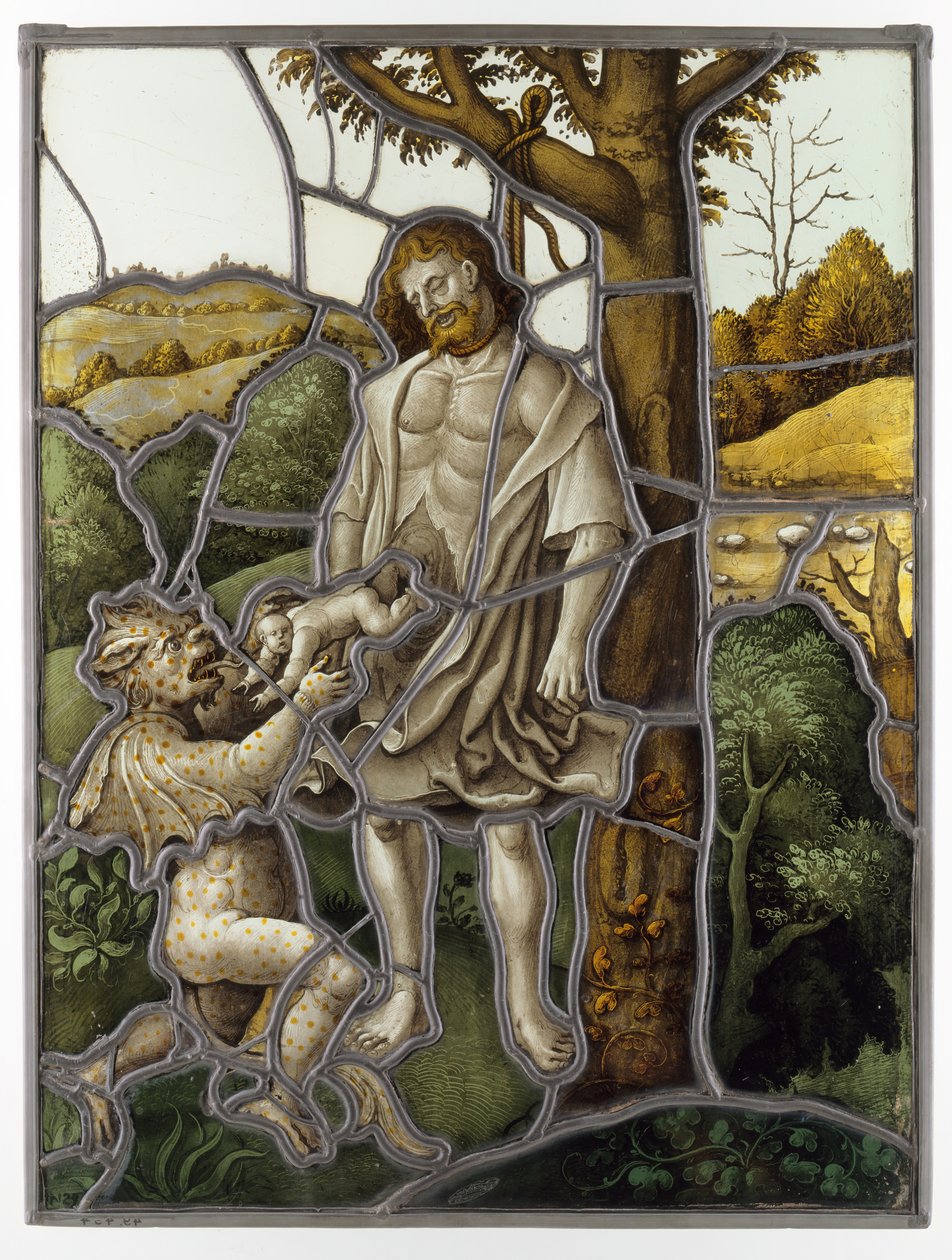 De ophanging van Judas, Elzas, c. 1520 door Unbekannt