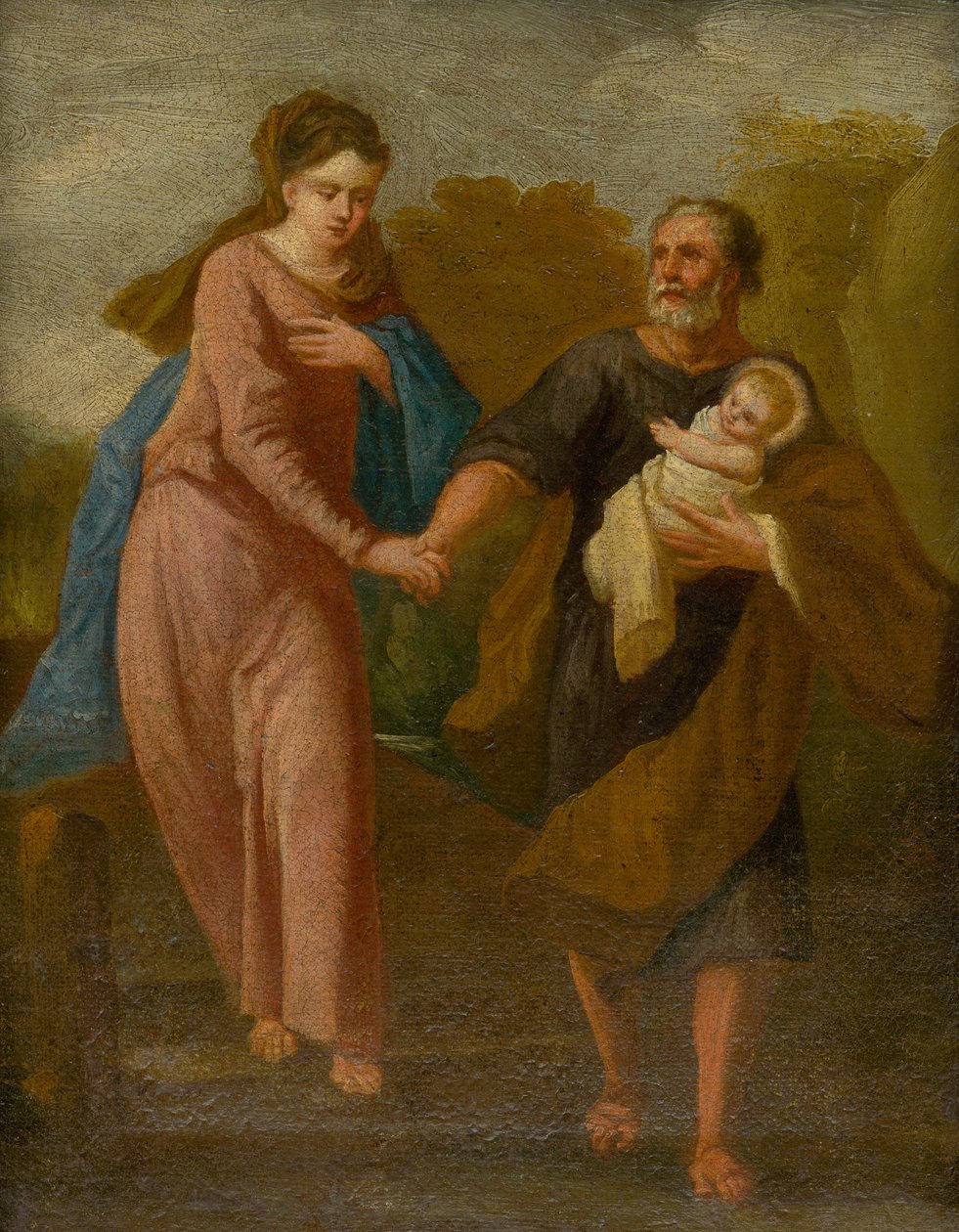 De Heilige Familie door Unbekannt