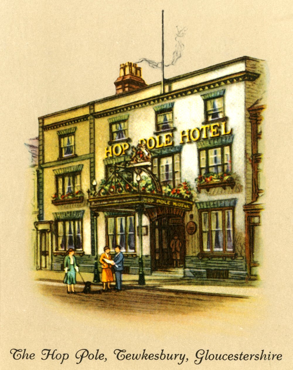 De Hop Pole, Tewkesbury, Gloucestershire, 1936 door Unbekannt