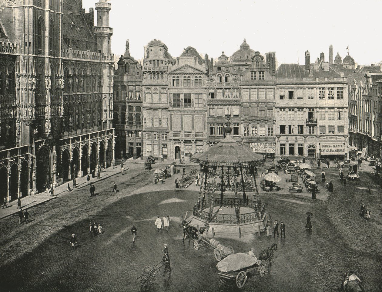 Het stadhuis, Brussel, België door Unbekannt