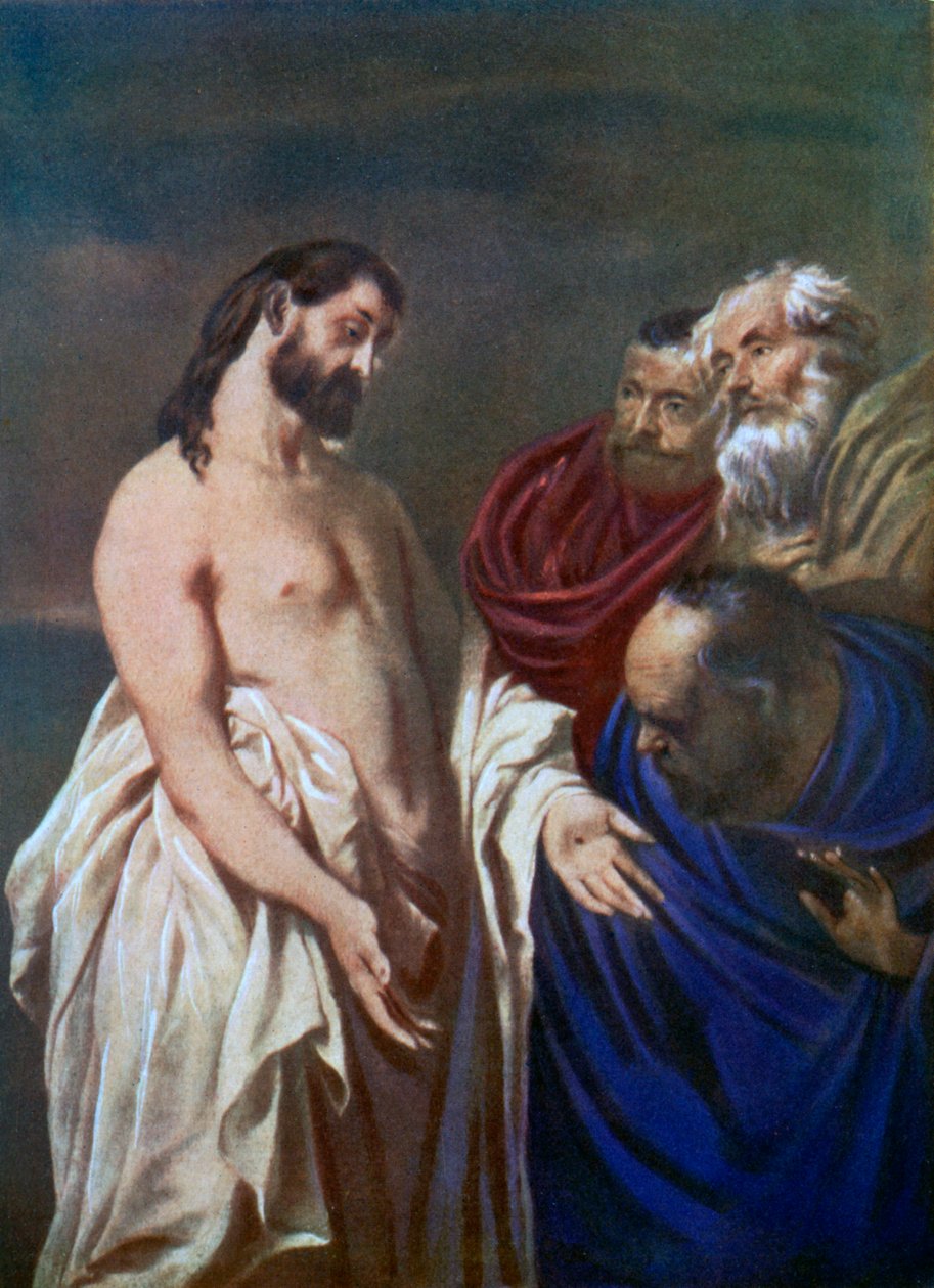 De ongelovigheid van Thomas, 1926 door Unbekannt