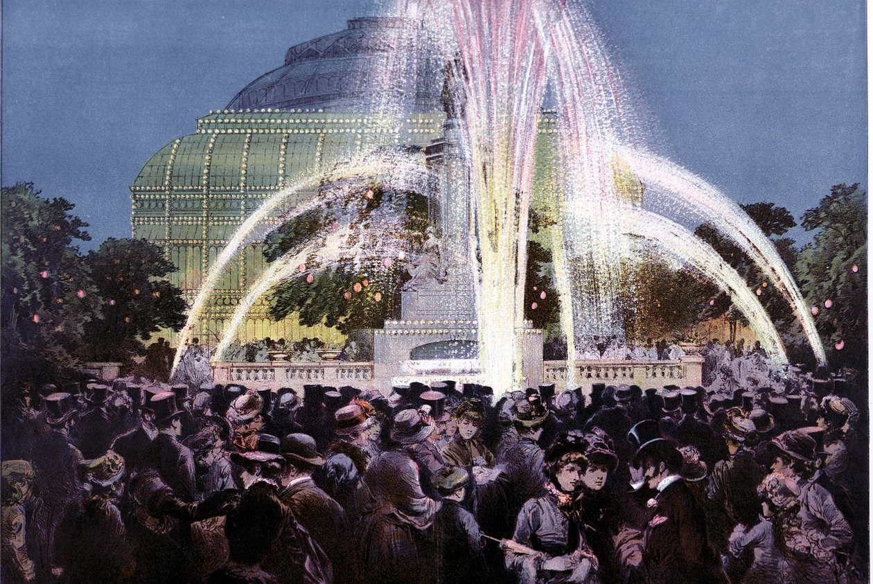 De Internationale Uitvindingen Tentoonstelling, Kensington, Londen, augustus 1885 door Unbekannt