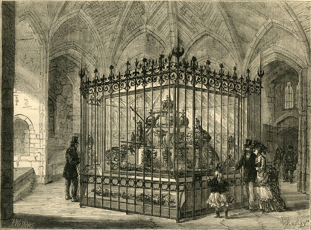 De Juwelenkamer in de Toren, ca. 1872 door Unbekannt