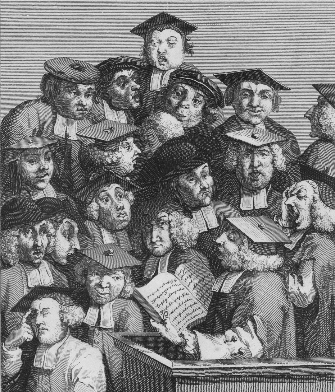 De Lezing, 1736, 1830s door Unbekannt