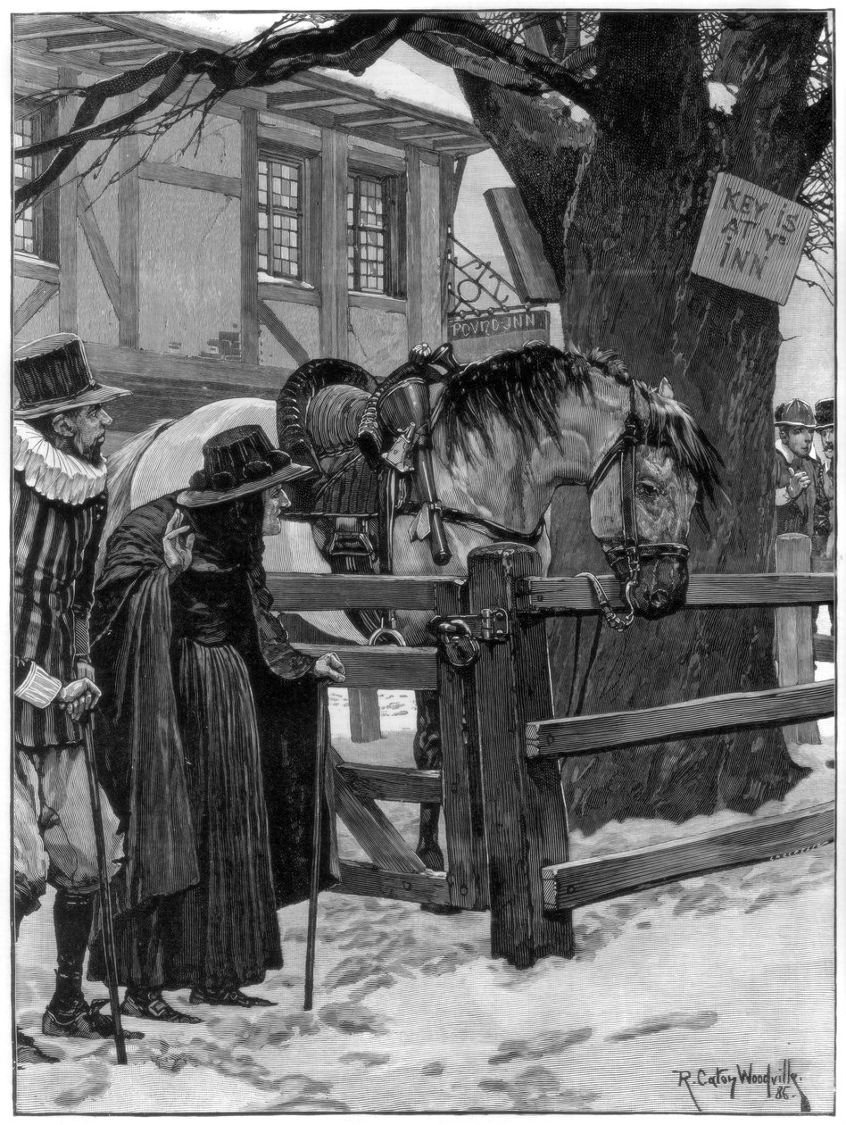 Het Verloren Troopers Paard, 1887 door Unbekannt