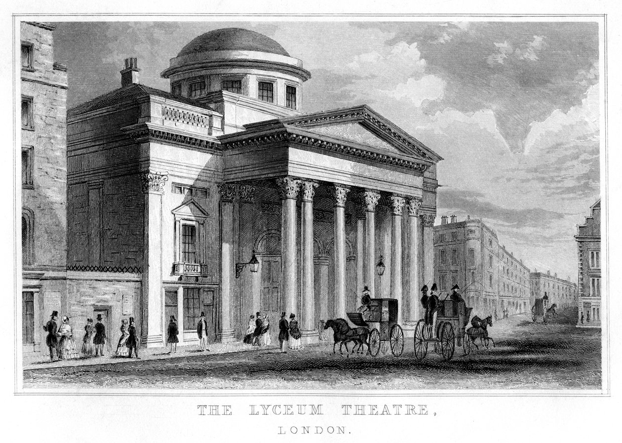 Het Lyceum Theatre, Westminster, Londen door Unbekannt