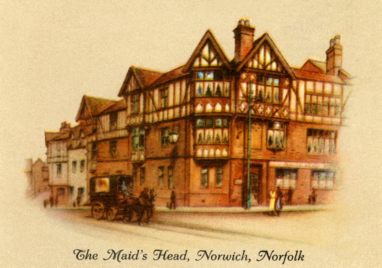 The Maids Head, Norwich, Norfolk, 1936 door Unbekannt