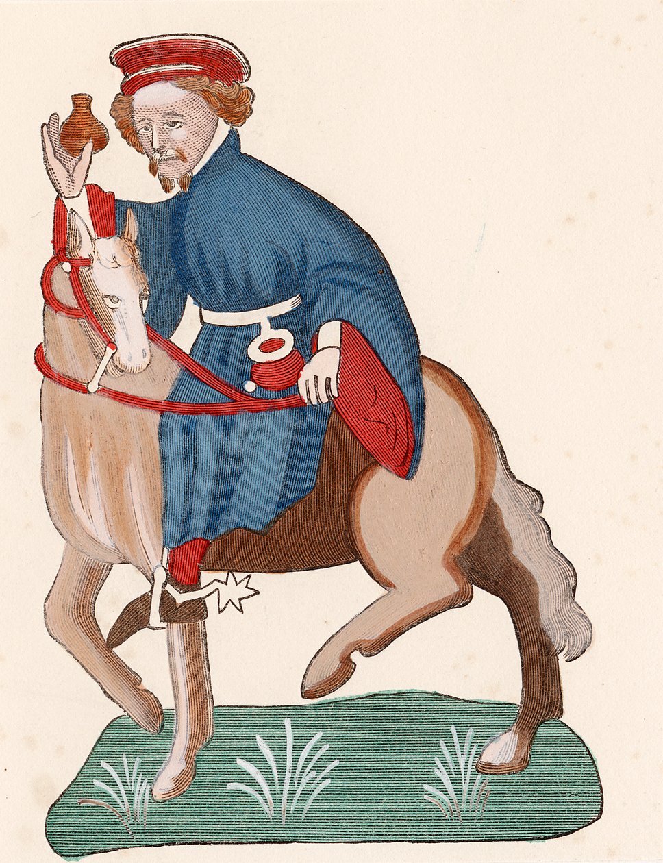 De Manciple, uit Geoffrey Chaucers Canterbury Tales door Unbekannt