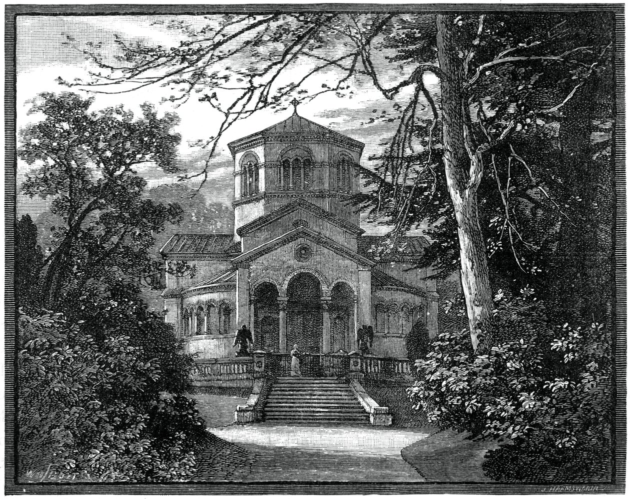 Het Mausoleum, Frogmore, 1900 door Unbekannt