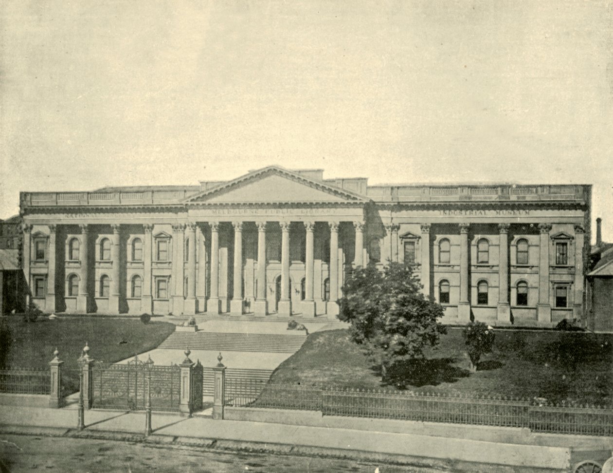 De Melbourne Openbare Bibliotheek, 1901 door Unbekannt