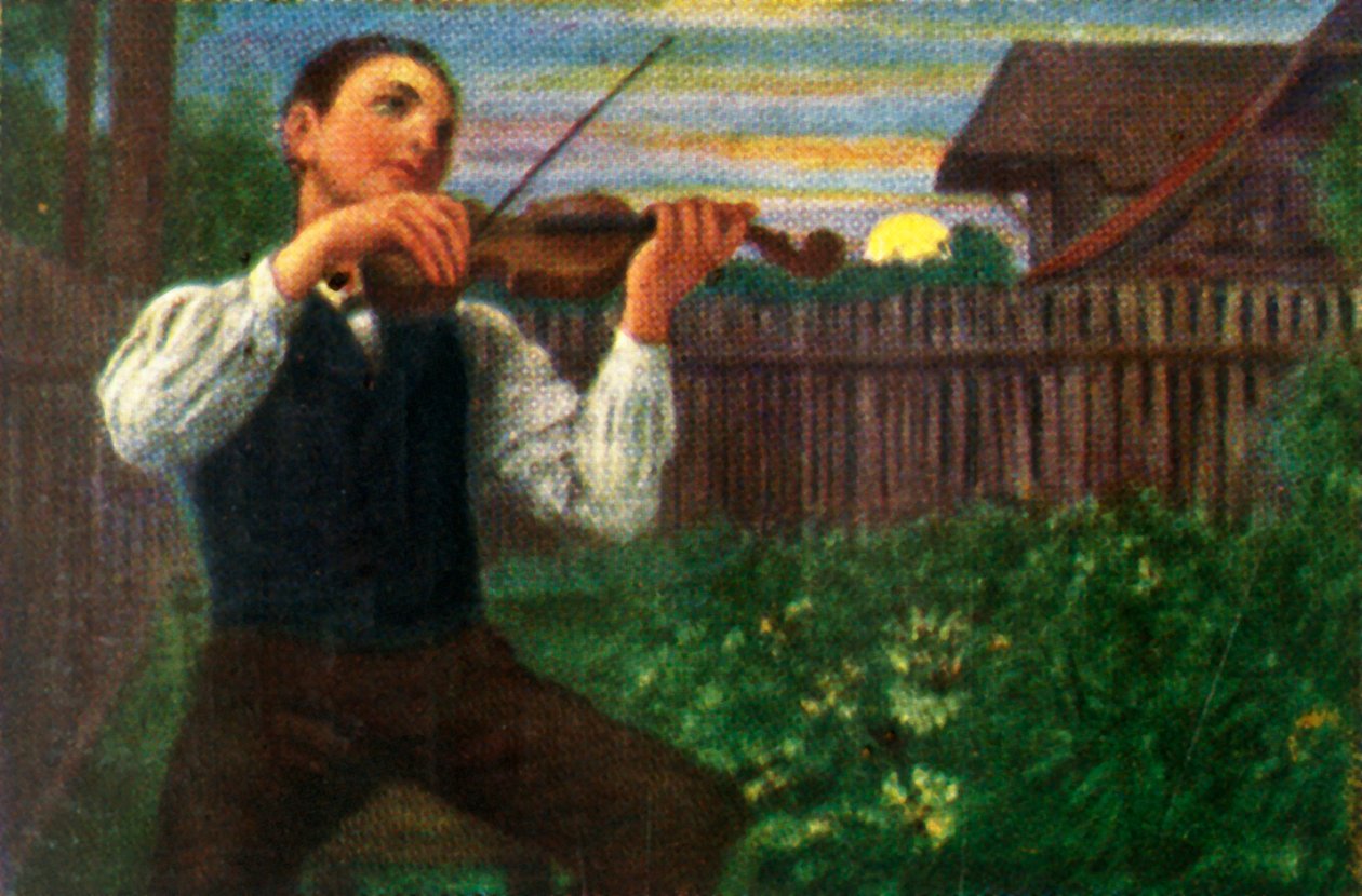 De Maanlicht Violist, ca. 1928 door Unbekannt