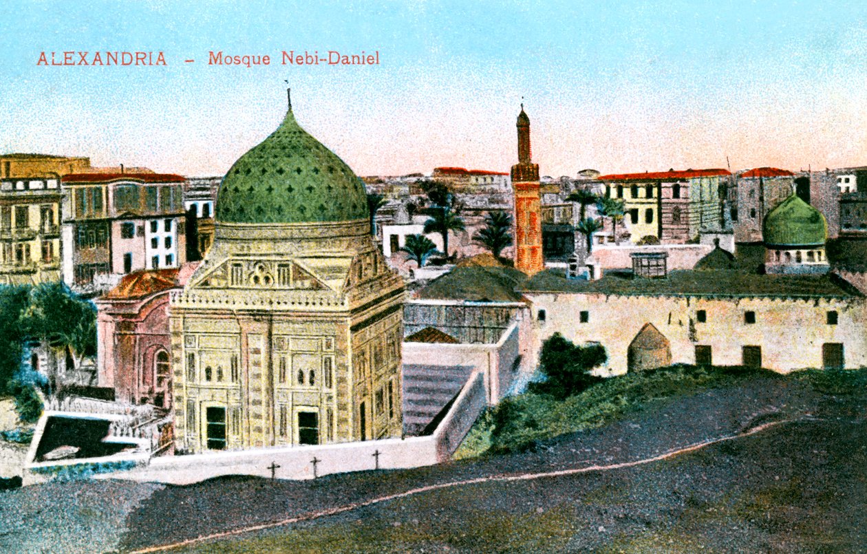 De Nebi-Daniel Moskee, Alexandrië, Egypte, 20e eeuw door Unbekannt