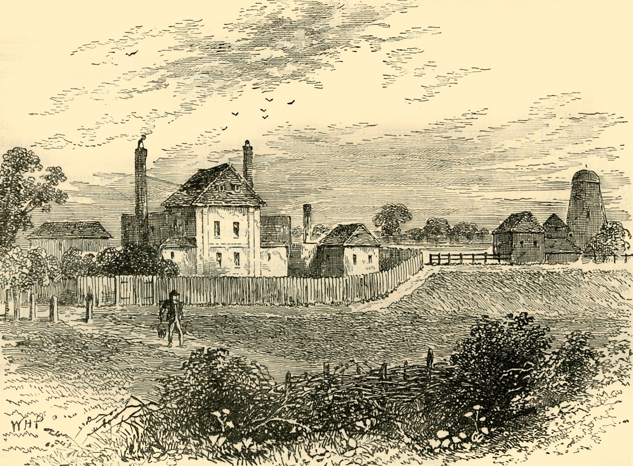 The New River Head, ca. 1872 door Unbekannt