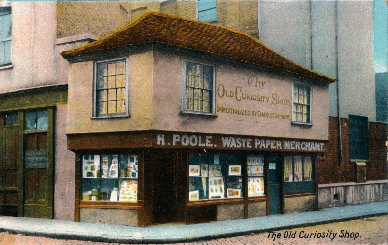 De Oude Curiosity Shop, ca. 1910 door Unbekannt