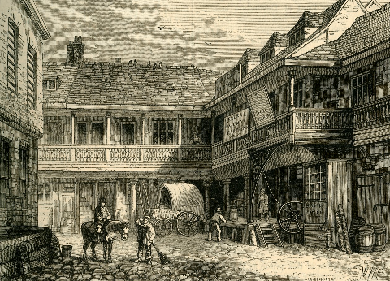 The Old Tabard Inn, c1878 door Unbekannt