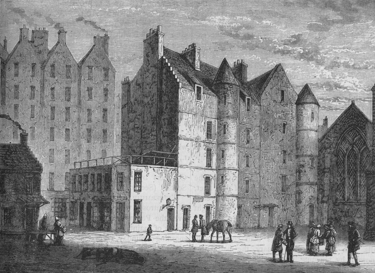 De Oude Tolbooth, Edinburgh door Unbekannt