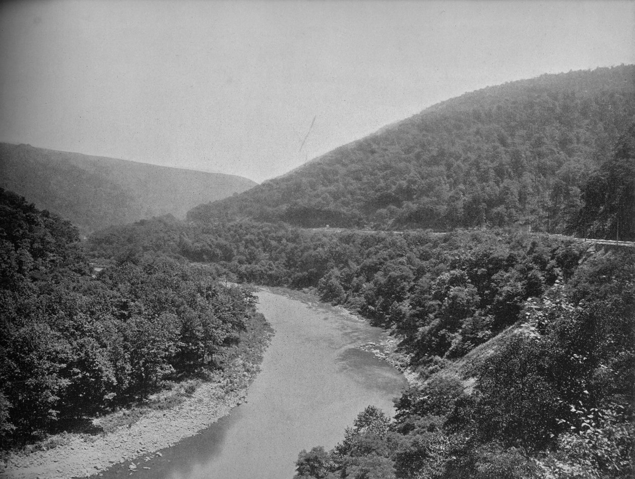De Packsaddle, Allegheny Mountains, Pa., c1897 door Unbekannt