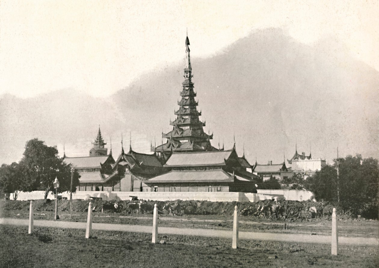 Het Paleis, Mandalay door Unbekannt