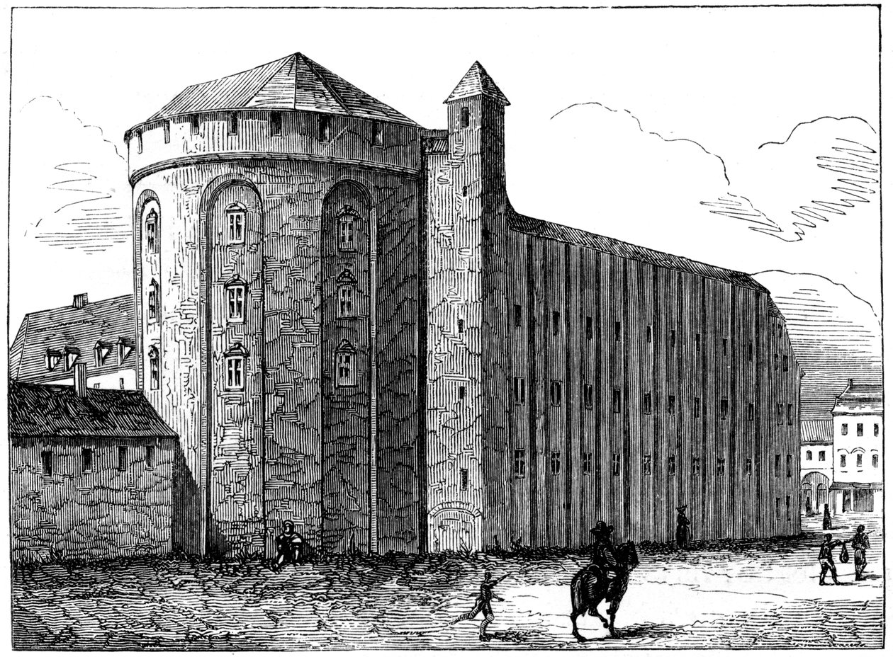 Het paleis van Trier, Frankrijk door Unbekannt