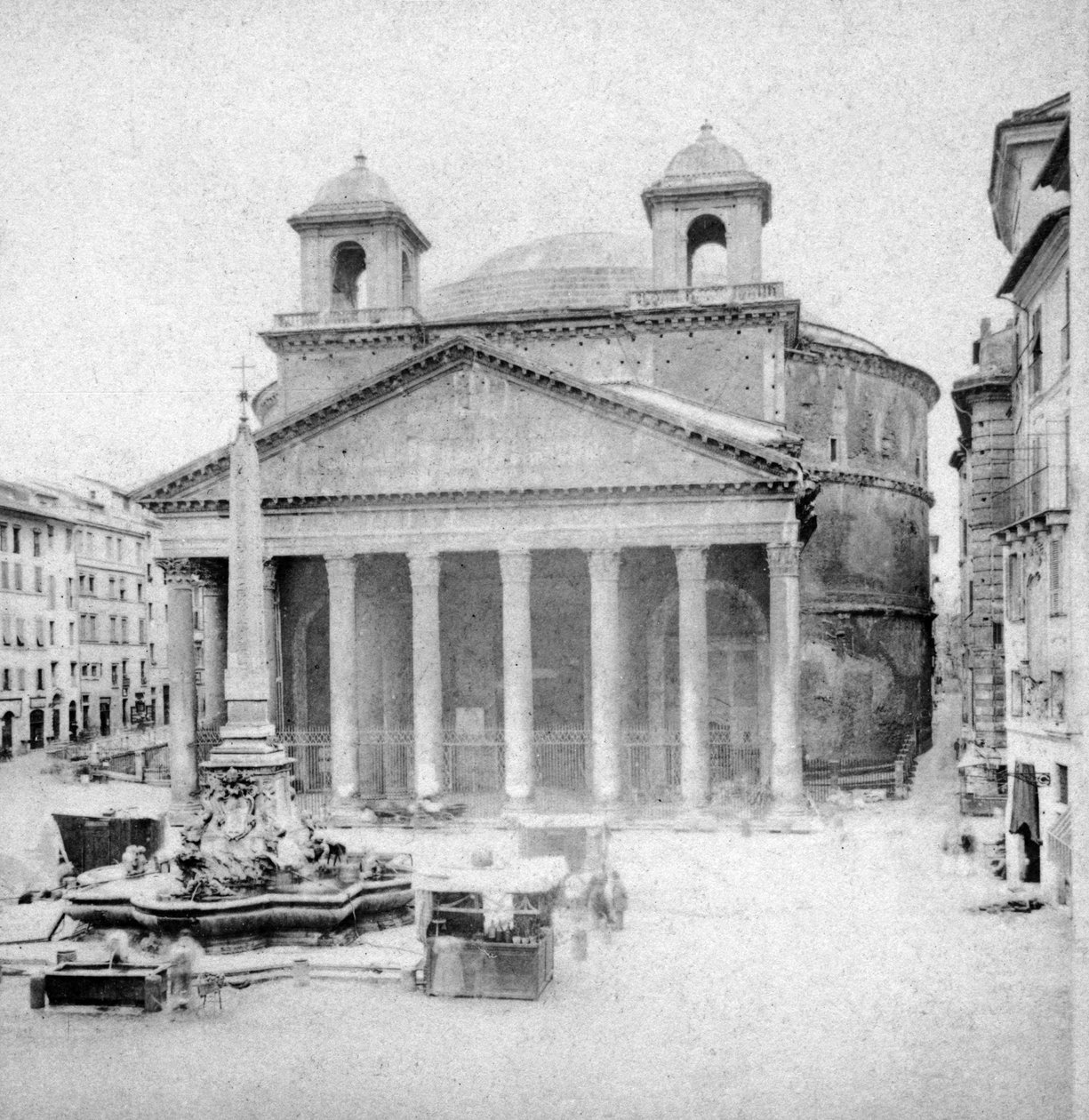 Het Pantheon, Rome, Italië door Unbekannt