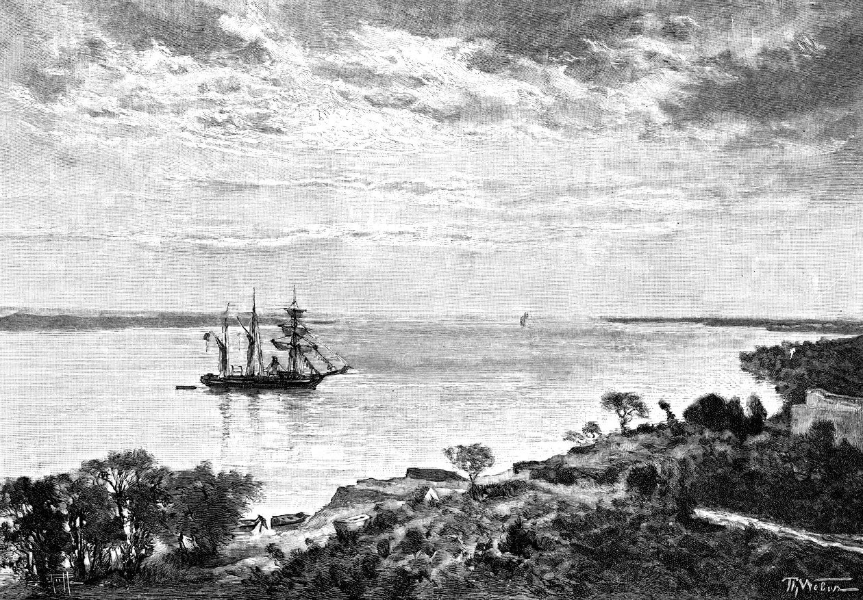 De Paraná-rivier, Zuid-Amerika, 1895 door Unbekannt