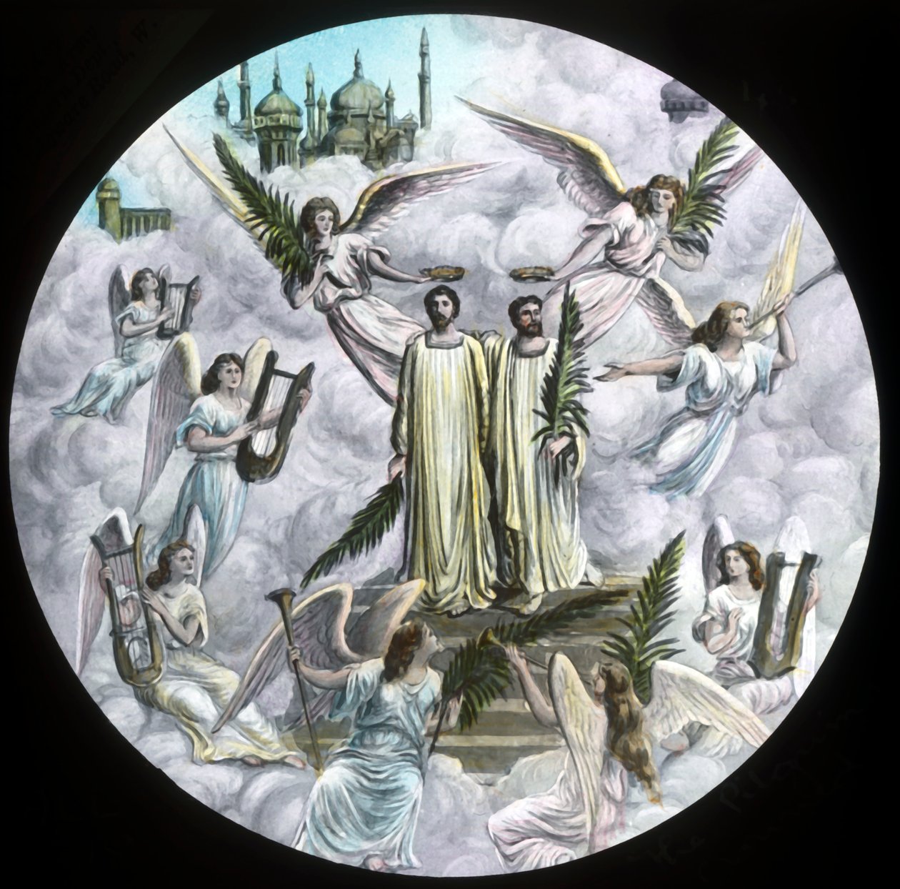 De pelgrims gekroond, ca. 1910 door Unbekannt
