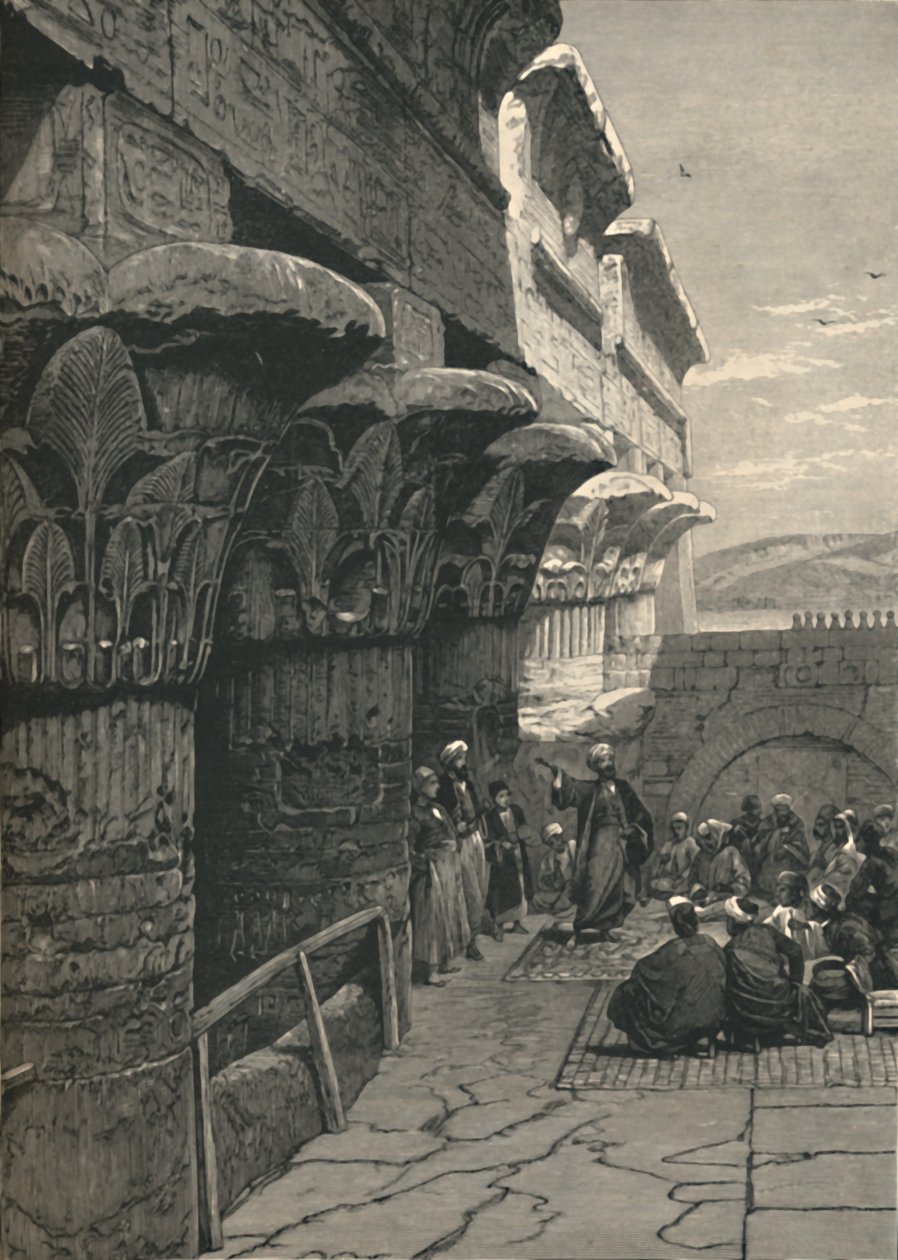 De Zuilenhal van Ezneh, 1879, 1886 door Unbekannt